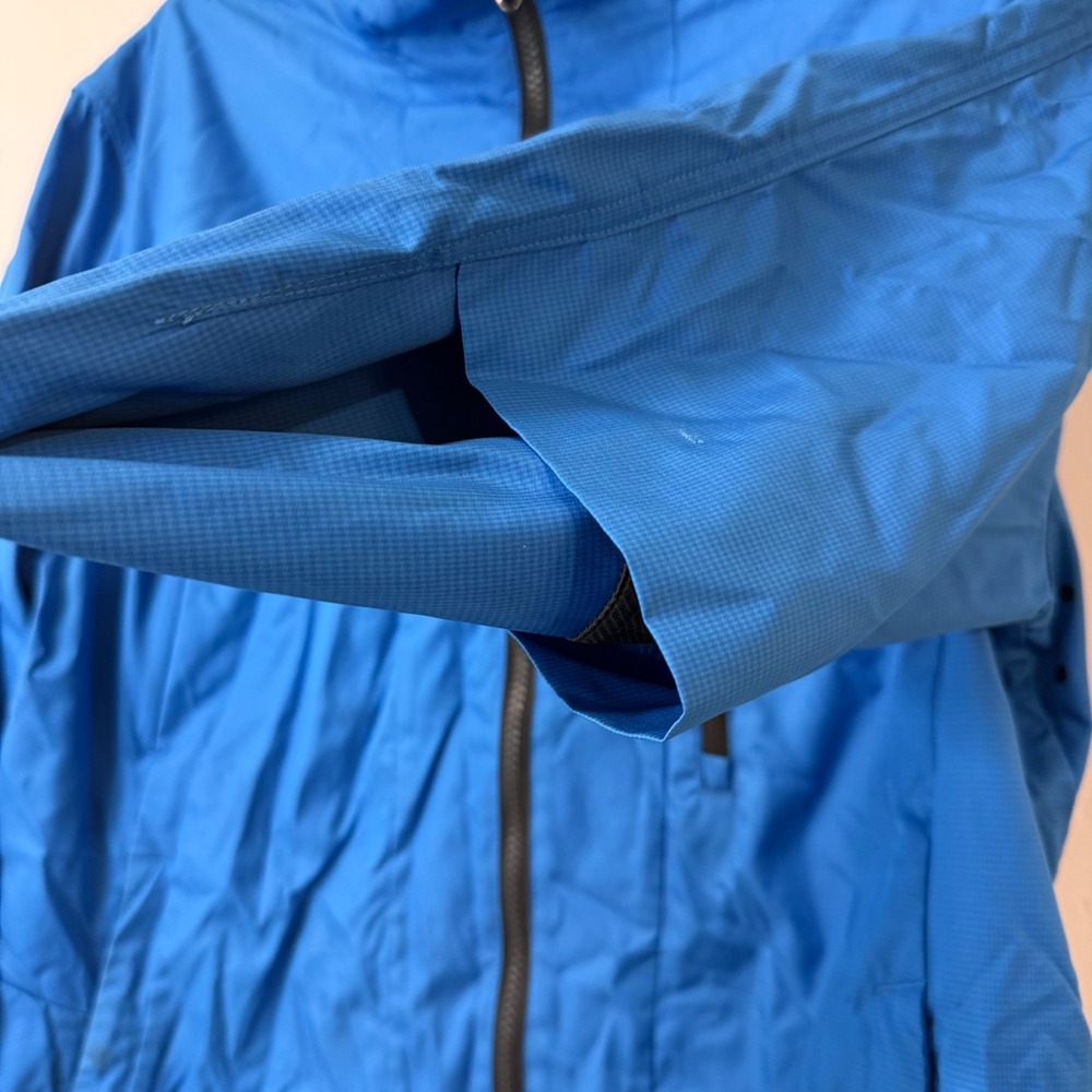 Lululemon Mens Relay Full Zip Jacket Large Blue Good Ripstop Lightweight - Picture 5 of 9